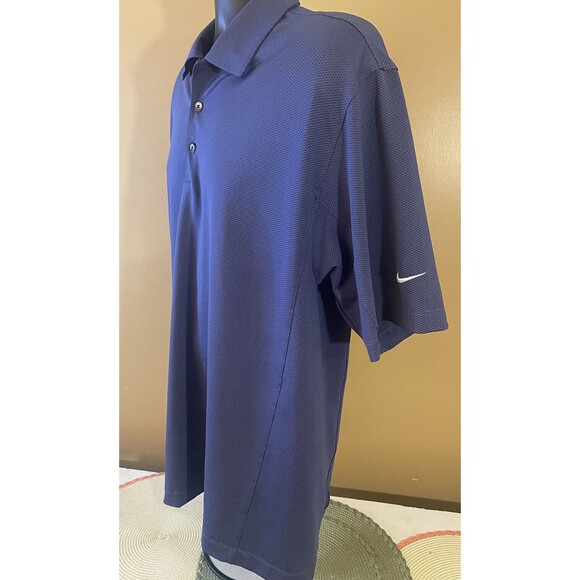 Nike Golf Dri Fit Men’s Blue Polo Size L - Picture 5 of 14